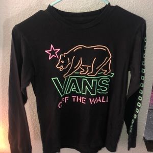Boys Vans long sleeve t shirt